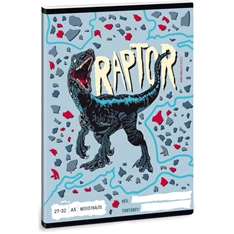 Ars Una Raptor A5 27-32 kockás füzet Ars Una Raptor A5 27-32 kockás füzet