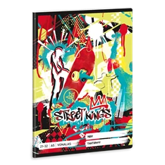 Ars Una Street Kings 24 (5357) A5 21-32 vonalas füzet