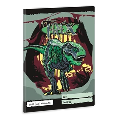 Ars Una T-Rex 24 (5346) A5 21-32 vonalas füzet