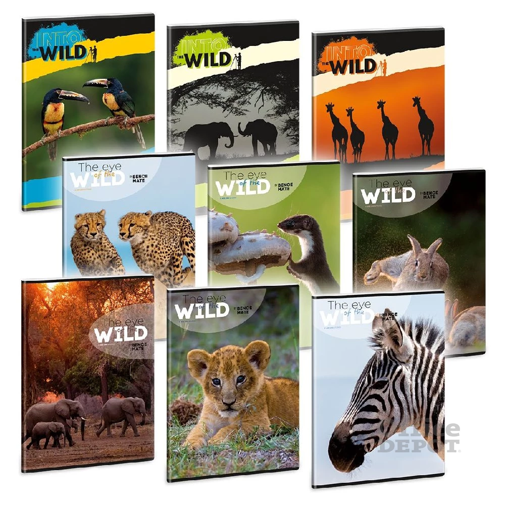 Ars Una The Eyes of the Wild 5235 A4 extra kapcsos sima füzet