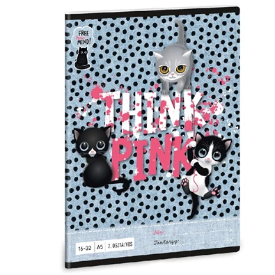 Ars Una Think-Pink 23 5285 A5 16-32 2.osztályos vonalas füzet Ars Una Think-Pink 23 5285 A5 16-32 2.osztályos vonalas füzet
