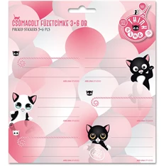 Ars Una Think-Pink 3x6db füzetcímke Ars Una Think-Pink 3x6db füzetcímke