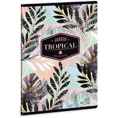 Ars Una Tropical Leaf A5 extra kapcsos sima füzet Ars Una Tropical Leaf A5 extra kapcsos sima füzet