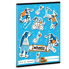 Ars Una Wheelz 23 (5262) A5 27-32 kockás füzet Ars Una Wheelz 23 (5262) A5 27-32 kockás füzet