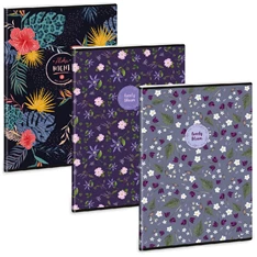 Ars Una Wild Bloom mix 5247 A4 extra kapcsos kockás füzet Ars Una Wild Bloom mix 5247 A4 extra kapcsos kockás füzet