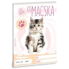 Ars Una cuki macska A5 20-32 sima füzet Ars Una cuki macska A5 20-32 sima füzet