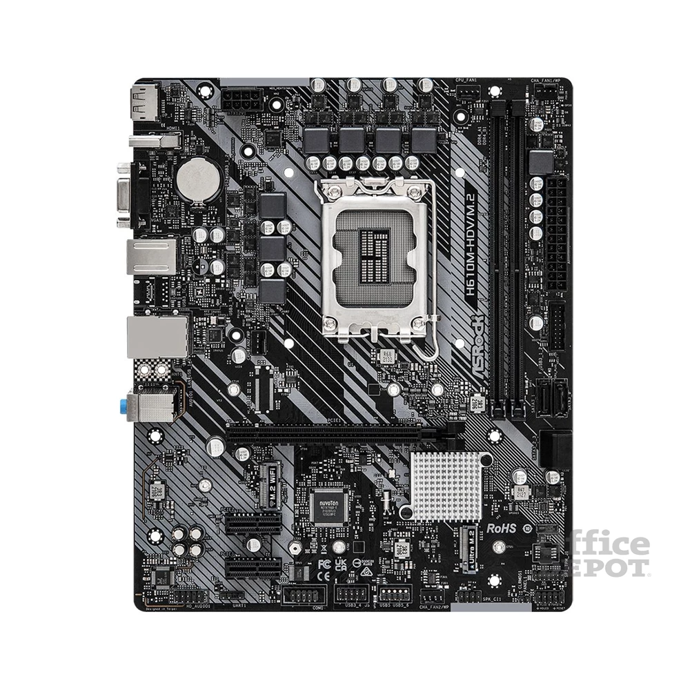 Asrock H610M-HDV/M.2 D4 Intel H610 LGA1700 mATX alaplap