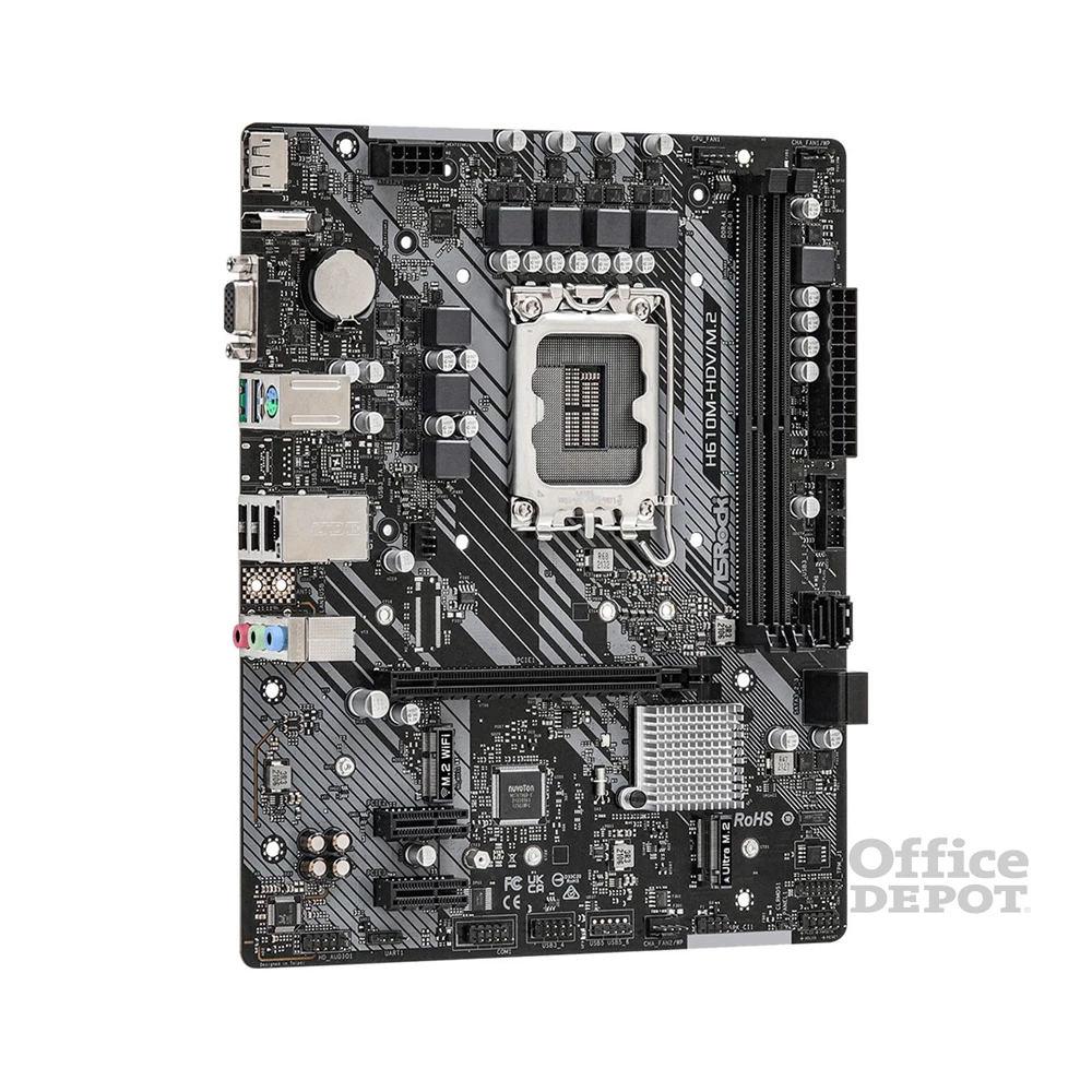 Asrock H610M-HDV/M.2 D4 Intel H610 LGA1700 mATX alaplap