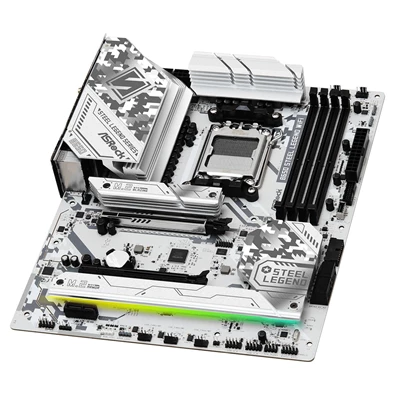 Asrock STEEL LEGEND Wi-Fi AMD B650 AM5 ATX alaplap Asrock STEEL LEGEND Wi-Fi AMD B650 AM5 ATX alaplap