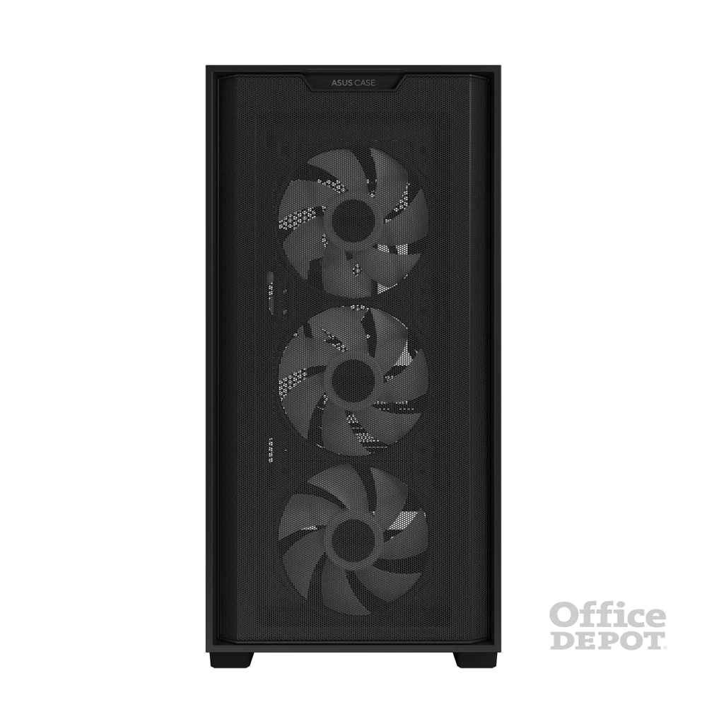 Asus A21 PLUS fekete (táp nélküli) ablakos ARGB mATX ház