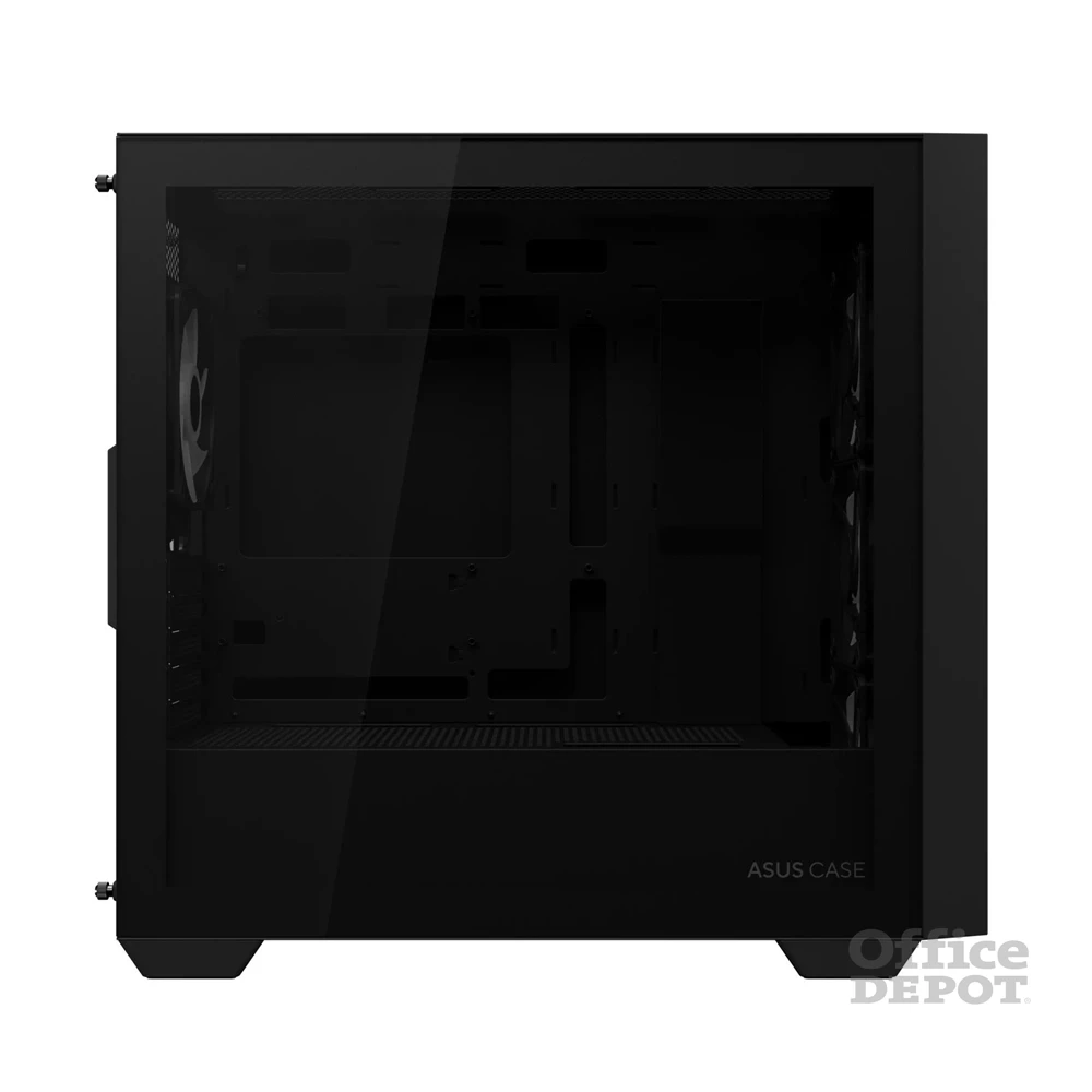 Asus A21 PLUS fekete (táp nélküli) ablakos ARGB mATX ház