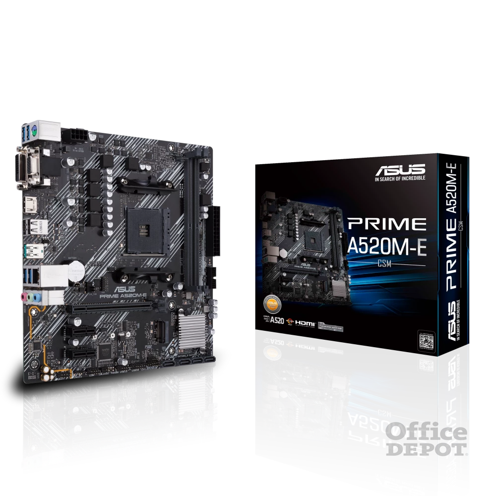 Asus PRIME A520M-E/CSM AMD A520 AM4 mATX alaplap