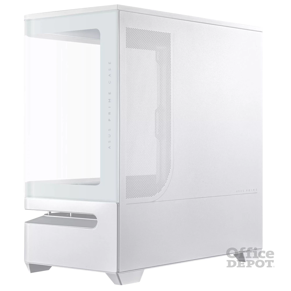 Asus PRIME AP202 fehér (táp nélküli) ablakos ARGB mATX ház