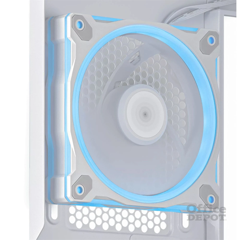 Asus PRIME AP202 fehér (táp nélküli) ablakos ARGB mATX ház