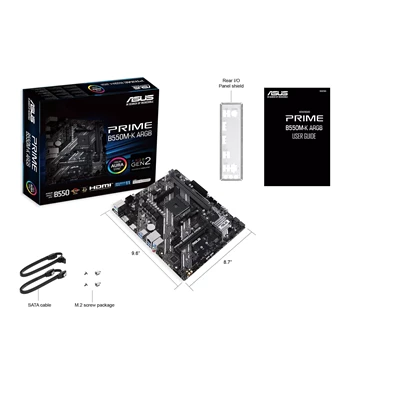 ASUS PRIME B850M-K ARGB AMD B850 AM5 mATX alaplap