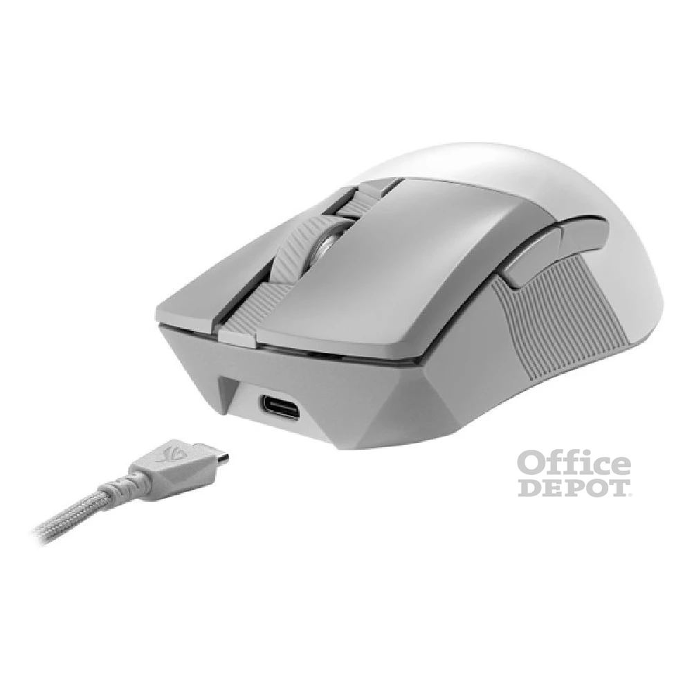Asus ROG Gladius III Wireless AimPoint fehér vezeték nélküli egér