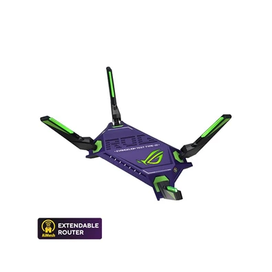 Asus ROG Rapture GT-AX6000 EVA Edition Vezeték nélküli Router Asus ROG Rapture GT-AX6000 EVA Edition Vezeték nélküli Router