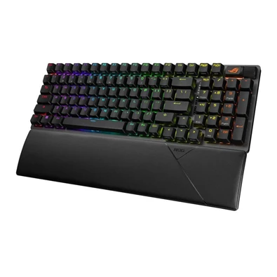 Asus ROG Strix Scope II 96 vezeték nélküli fekete gamer billentyűzet Asus ROG Strix Scope II 96 vezeték nélküli fekete gamer billentyűzet