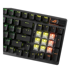 Asus ROG Strix Scope II 96 vezeték nélküli fekete gamer billentyűzet Asus ROG Strix Scope II 96 vezeték nélküli fekete gamer billentyűzet