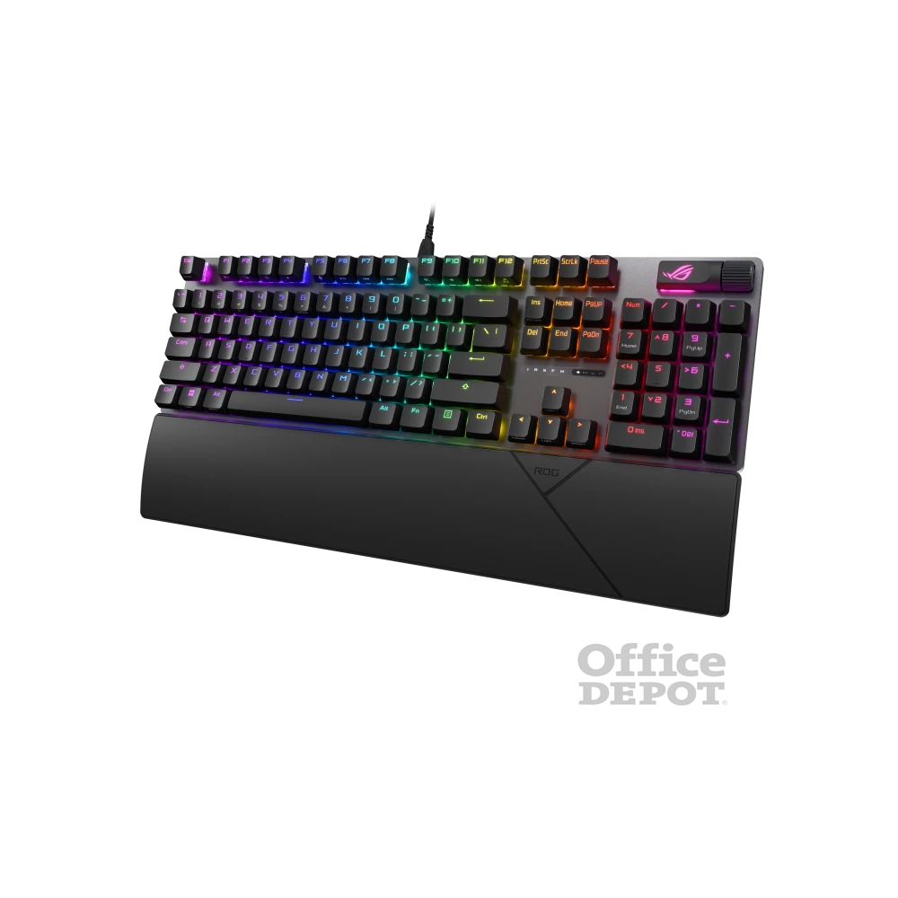Asus ROG Strix Scope II RX HUN USB fekete vezetékes billentyűzet