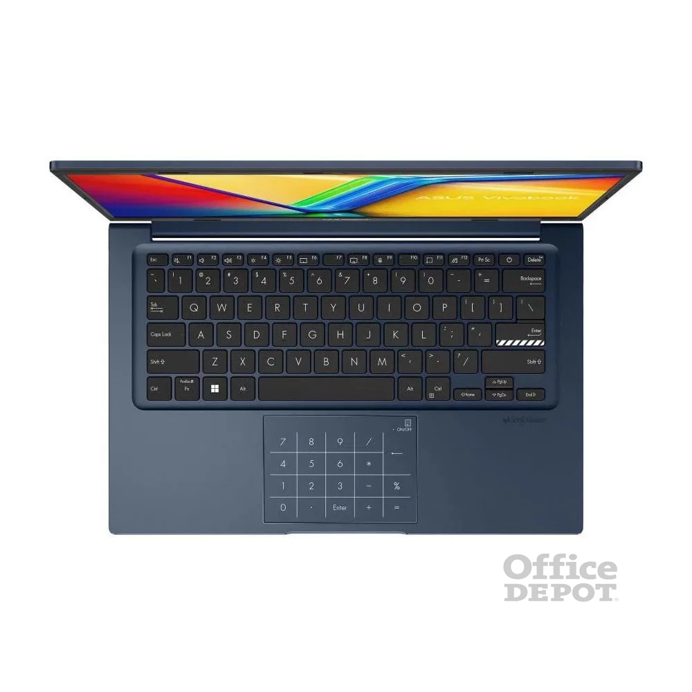 Asus Vivobook 14 X1404VA-EB571 laptop (14"FHD/Intel Core i5-1335U/Int.VGA/8GB RAM/512GB/FreeDOS) - kék