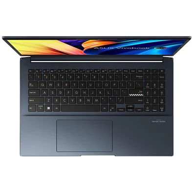 Asus Vivobook Pro M6500QE-L1023 laptop (15,6"FHD/AMD Ryzen 5-5600H/RTX 3050 Ti 4GB/16GB RAM/512GB/FreeDOS) - kék Asus Vivobook Pro M6500QE-L1023 laptop (15,6"FHD/AMD Ryzen 5-5600H/RTX 3050 Ti 4GB/16GB RAM/512GB/FreeDOS) - kék