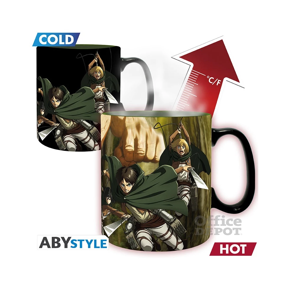 Attack on Titan "Titan Eren" 460ml hőre változó bögre