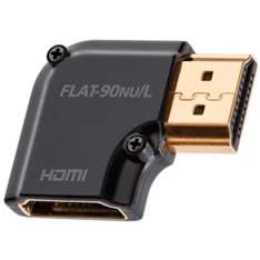AudioQuest HDM90NUL HDMI Type A aljzat - Type A aljzat aranyozott csatlakozós 90 fokos adapter AudioQuest HDM90NUL HDMI Type A aljzat - Type A aljzat aranyozott csatlakozós 90 fokos adapter