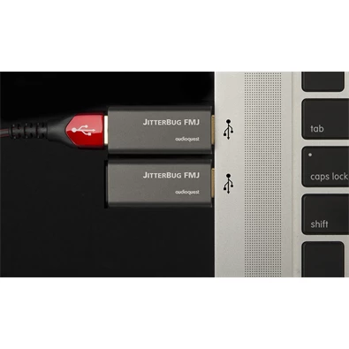 AudioQuest JitterBug FMJ USB 2.0 digitális adat- és tápzaj szűrő AudioQuest JitterBug FMJ USB 2.0 digitális adat- és tápzaj szűrő