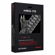 AudioQuest NRG-Y2 NRGY2EU01 1m C7 piskóta - Schuko hálózati kábel AudioQuest NRG-Y2 NRGY2EU01 1m C7 piskóta - Schuko hálózati kábel