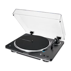 Audio-Technica AT-LP70XBTBS automata szíjhatásos fekete-ezüst Bluetooth/bakelit lemezjátszó Audio-Technica AT-LP70XBTBS automata szíjhatásos fekete-ezüst Bluetooth/bakelit lemezjátszó
