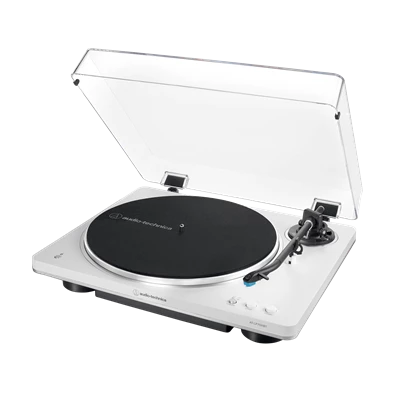 Audio-Technica AT-LP70XBTWS automata szíjhatásos fehér-ezüst Bluetooth/bakelit lemezjátszó Audio-Technica AT-LP70XBTWS automata szíjhatásos fehér-ezüst Bluetooth/bakelit lemezjátszó