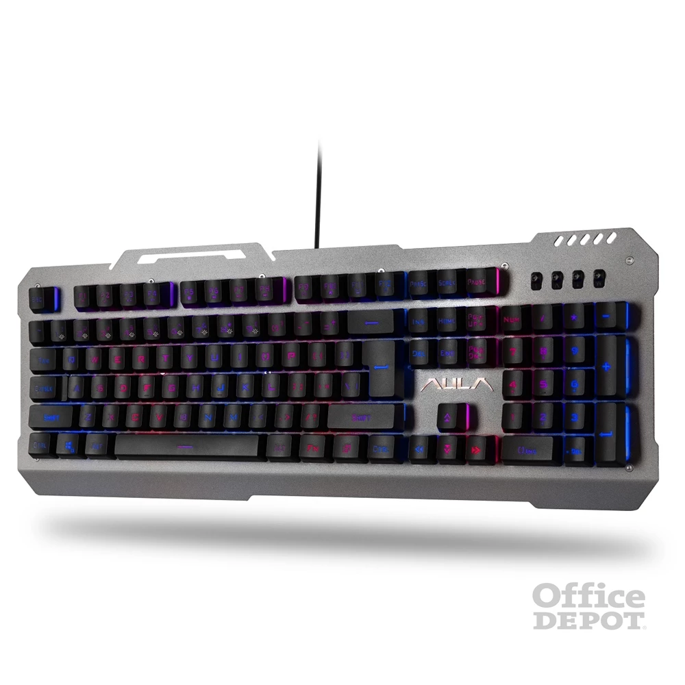 Aula Moon Slasher HUN fém világító gamer billentyűzet