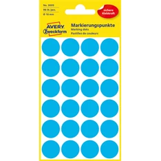 Avery 3005 18mm 96db-os kék jelölőpont Avery 3005 18mm 96db-os kék jelölőpont