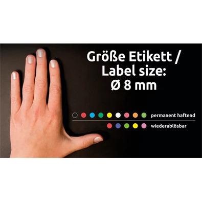 Avery 3090 8mm öntapadó vegyes színű jelölőpont Avery 3090 8mm öntapadó vegyes színű jelölőpont