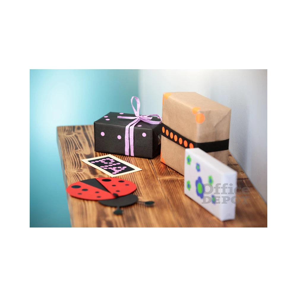 Avery 3140 12mm 270db-os fekete jelölőpont