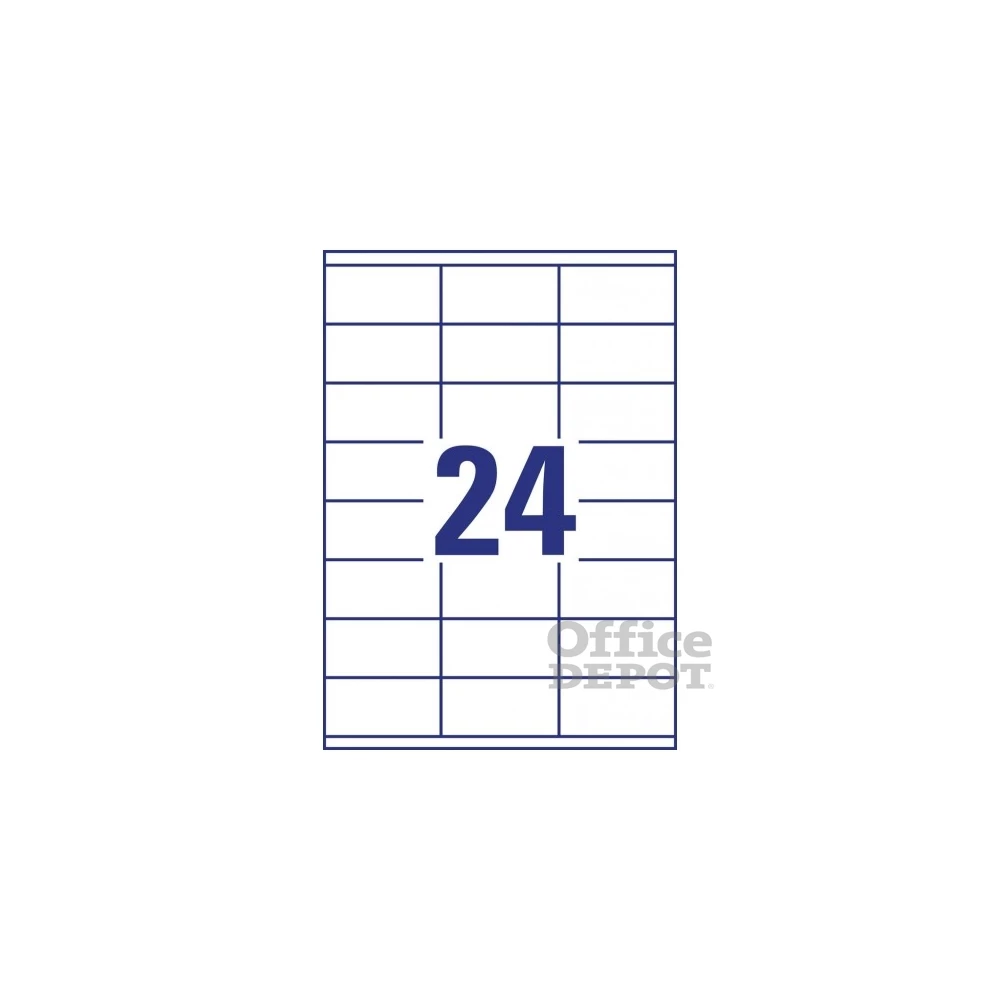 Avery 3422 70×35mm univerzális 2400db-os etikett