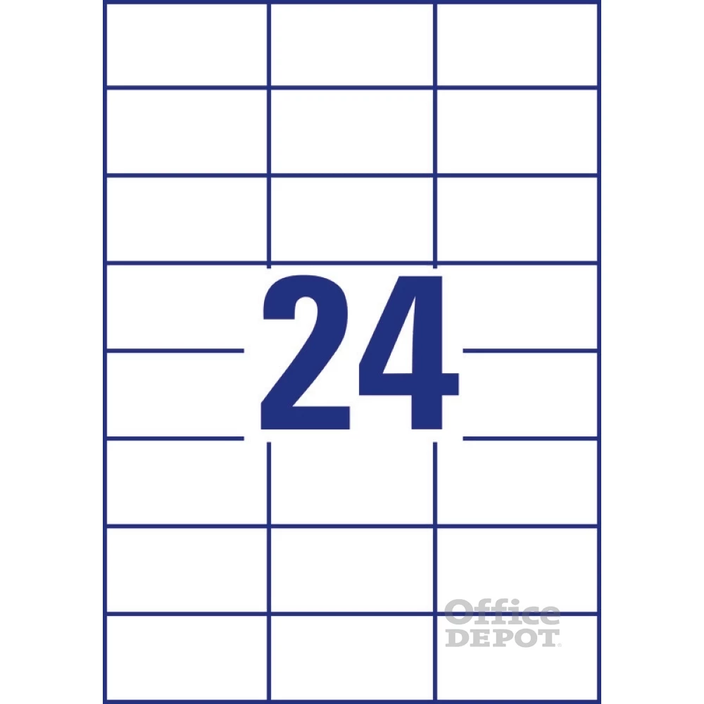 Avery 3474 70×37mm univerzális 2400db-os etikett