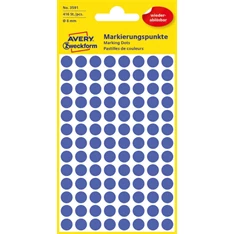 Avery 3591 8mm visszaszedhető 416db-os indigókék jelölőpont Avery 3591 8mm visszaszedhető 416db-os indigókék jelölőpont