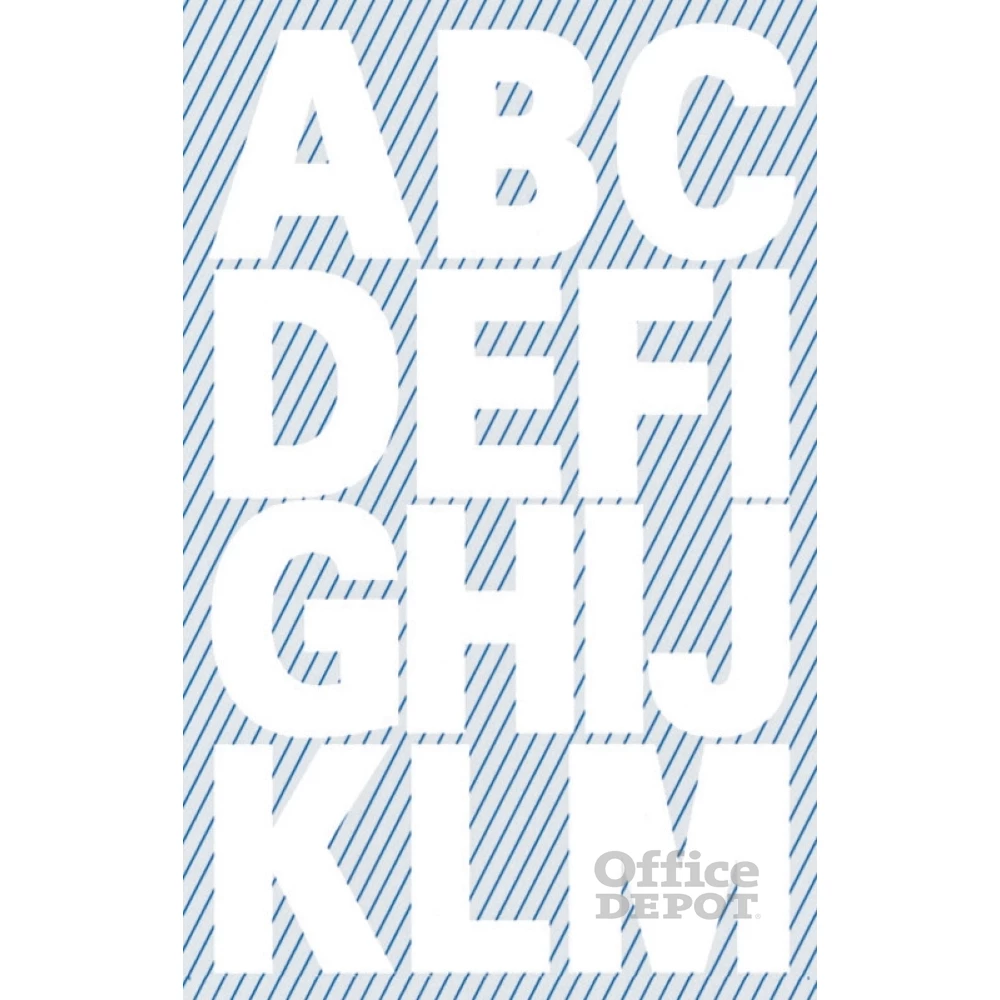 Avery 3786 betűk 100pt időjárásálló fehér matrica