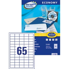 Avery Europe100 ELA001 38x21,2mm univerzális 6500db-os etikett Avery Europe100 ELA001 38x21,2mm univerzális 6500db-os etikett
