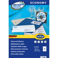 Avery Europe100 ELA022 105x57mm univerzális 1000db-os etikett Avery Europe100 ELA022 105x57mm univerzális 1000db-os etikett