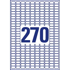 Avery L7785-25 17,8x10mm víztiszta átlátszó fóliacímke Avery L7785-25 17,8x10mm víztiszta átlátszó fóliacímke