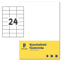 Avery ZF302-10 70x37mm nyomtatható fehér füzetcímke Avery ZF302-10 70x37mm nyomtatható fehér füzetcímke