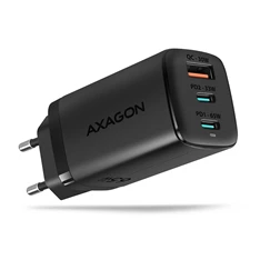 Axagon ACU-DPQ65 GaN USB-A + 2xUSB-C PD3.0/QC4+/PPS/Apple 65W hálózati töltő Axagon ACU-DPQ65 GaN USB-A + 2xUSB-C PD3.0/QC4+/PPS/Apple 65W hálózati töltő