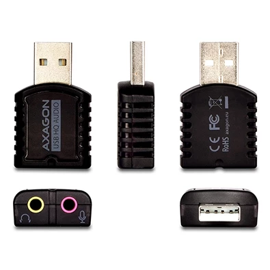 Axagon ADA-17 USB stereo HQ audio adapter Axagon ADA-17 USB stereo HQ audio adapter