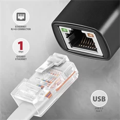 Axagon ADE-AR Type-A USB 3.2 - Gigabit Ethernet adapter Axagon ADE-AR Type-A USB 3.2 - Gigabit Ethernet adapter