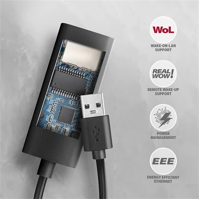 Axagon ADE-AR Type-A USB 3.2 - Gigabit Ethernet adapter Axagon ADE-AR Type-A USB 3.2 - Gigabit Ethernet adapter