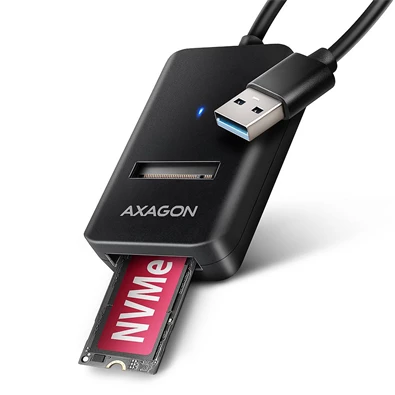 Axagon ADM2-AM USB-A 3.2 Gen2 - 1x NVMe/SATA SSD adapter Axagon ADM2-AM USB-A 3.2 Gen2 - 1x NVMe/SATA SSD adapter