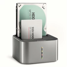 Axagon ADSA-DC SuperSpeed USB DUAL 2.5"/3.5" HDD/SSD DUAL dokkoló Axagon ADSA-DC SuperSpeed USB DUAL 2.5"/3.5" HDD/SSD DUAL dokkoló